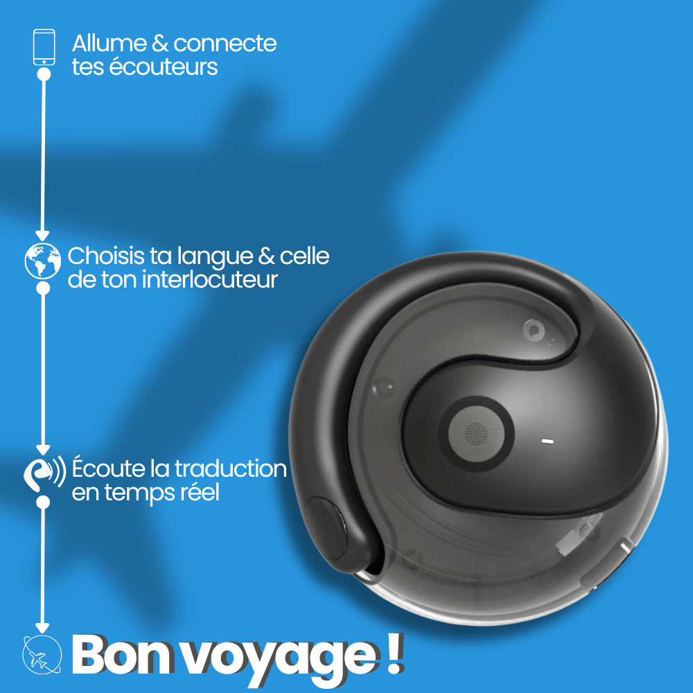 AI Connective X1 mini : Écouteurs traducteurs - AI connective